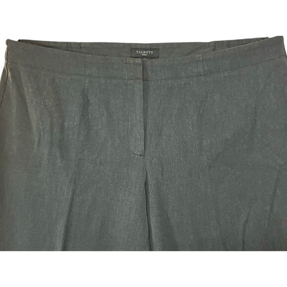 Talbots Women's Gray Hi-Rise Stretch 29.5" Inseam Classic Fit Dress Pants SZ 20W - Picture 5 of 7